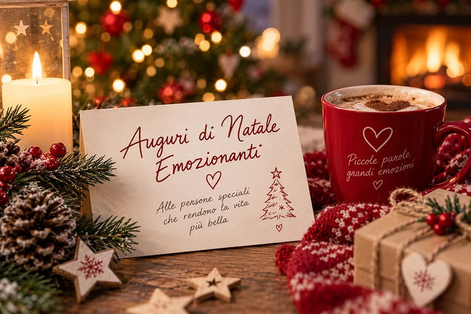 Auguri di Natale emozionanti: frasi che arrivano al cuore