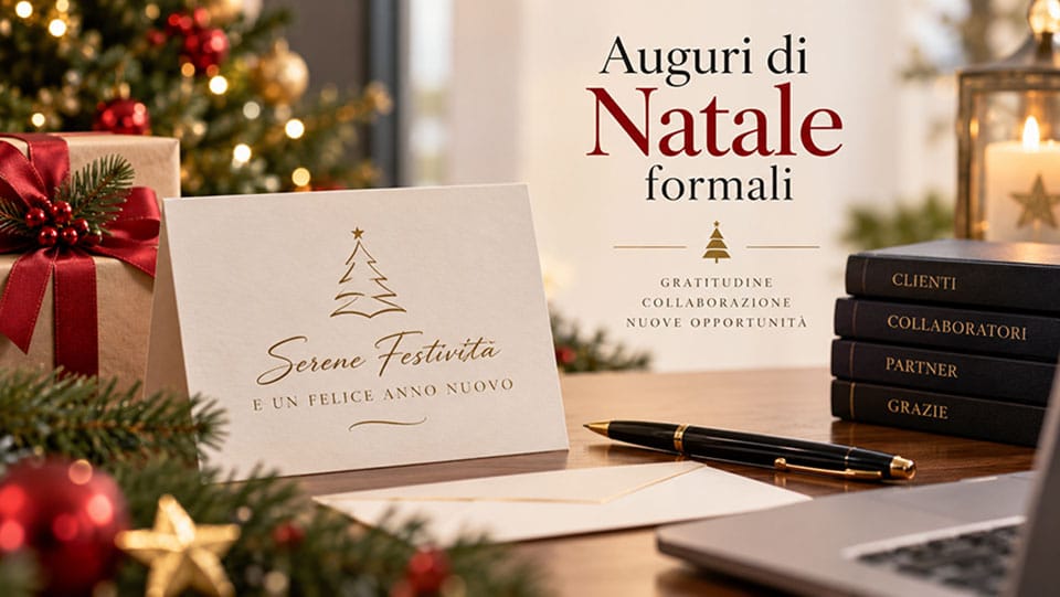 Auguri di Natale formali: frasi eleganti e professionali