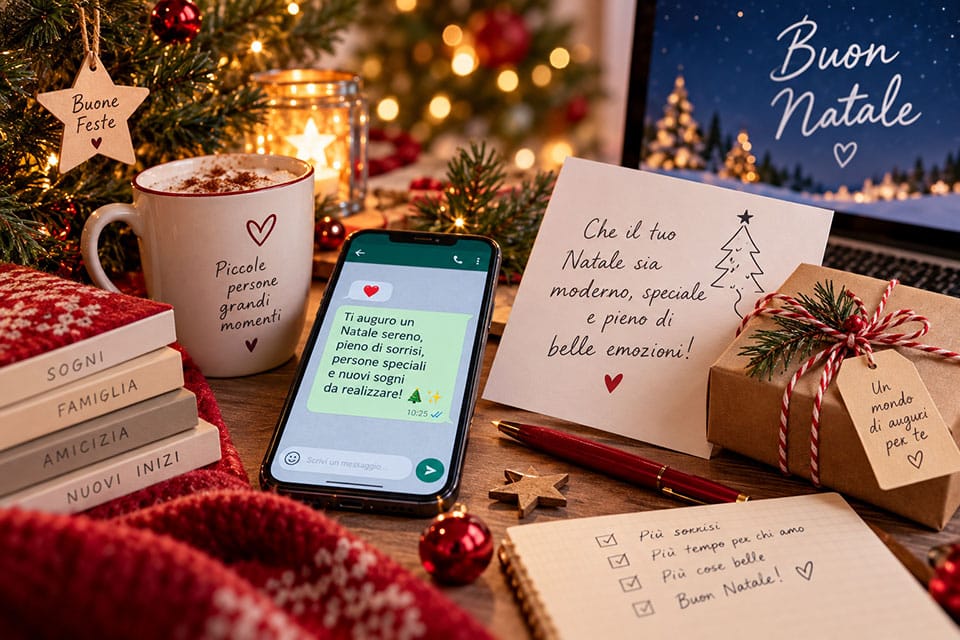 Auguri di Natale moderni: frasi originali per WhatsApp e social