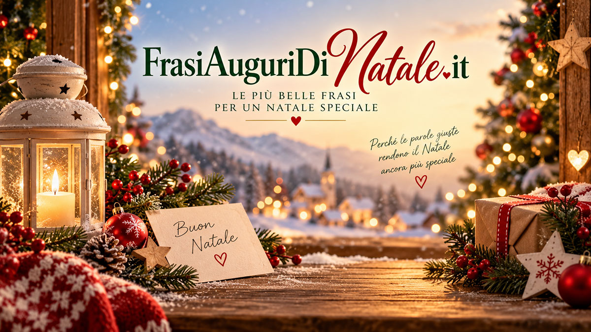Frasi e Auguri di Natale: trova le parole perfette