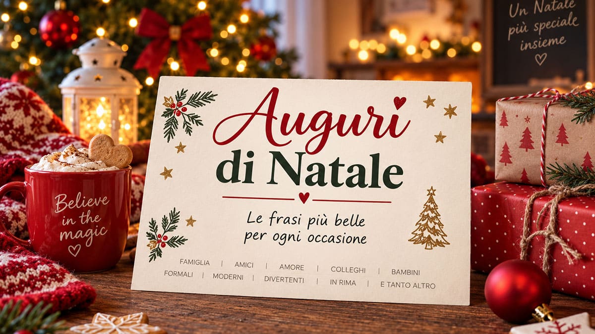 Auguri di Natale: frasi belle, originali e speciali