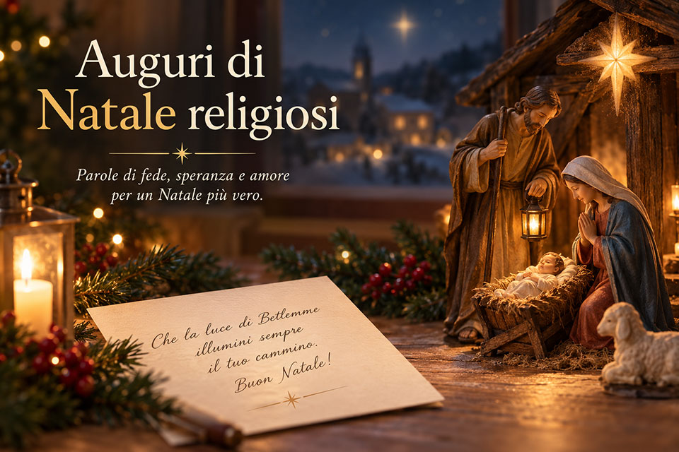 Auguri di Natale religiosi: frasi cristiane belle e profonde